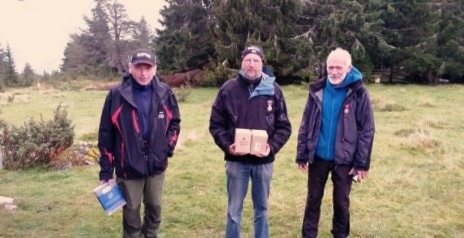 Norvald Ospehaug, Edvin Helle og Torodd Os. Foto: IVar Bergset